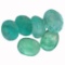 6.64 ctw Oval Mixed Emerald Parcel
