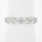 18k White Gold 1.24 ctw Round Ideal Low Profile Diamond 5 Stone Stack Band Ring