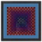Alom (Blue/Red) de la serie Folklore Planetaire by Vasarely (1908-1997)