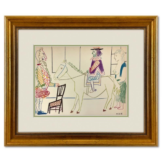 La Comedie Humaine 31.1.54-VII by Picasso (1881-1973)
