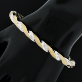 Italian 14K TT Gold 7
