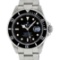 Rolex Mens Stainless Steel Black Dial Submariner Wirstwatch With Date 40MM