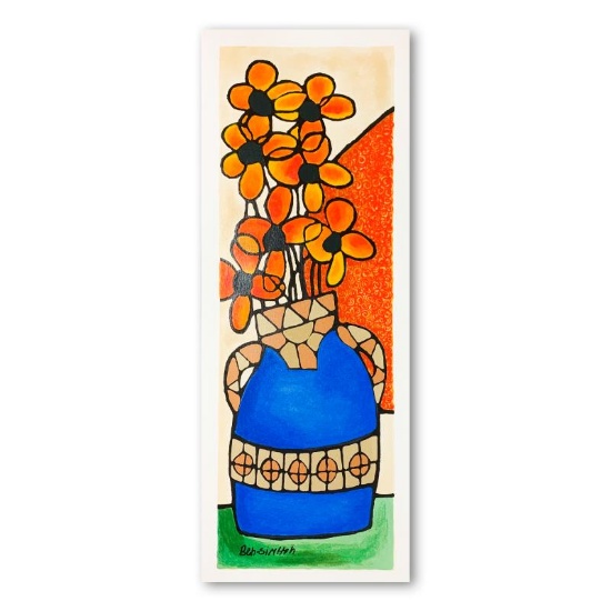 Blue Vase II by Ben-Simhon Avi