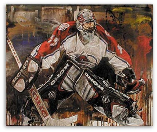 Patrick Roy by Stephen Holland