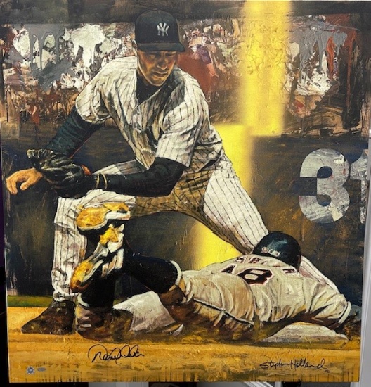 Derrick Jeter Making the Tag by Stephen Holland