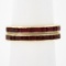 Pair of 18k Gold Channel GIA Vivid Red Burma Ruby Eternity Stack Band Guard Ring