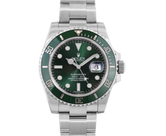 Rolex Mens Stainless Steel 40MM Hulk Submariner