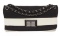 Chanel Black White Canvas 2.55 Reissue Flap Shoulder Bag