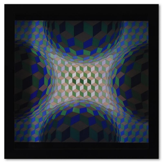 Cheyt - Stri - Ton de la serie Structures Universelles De LHexagone by Vasarely