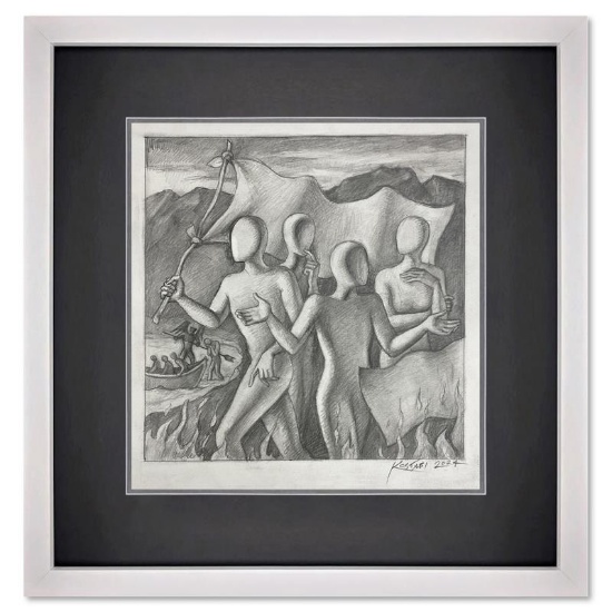 Dante's Dream - New York by Kostabi Original