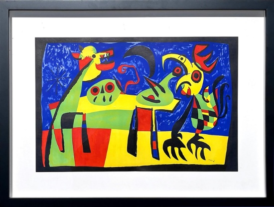 Joan Miro Dog Barking at the Moon