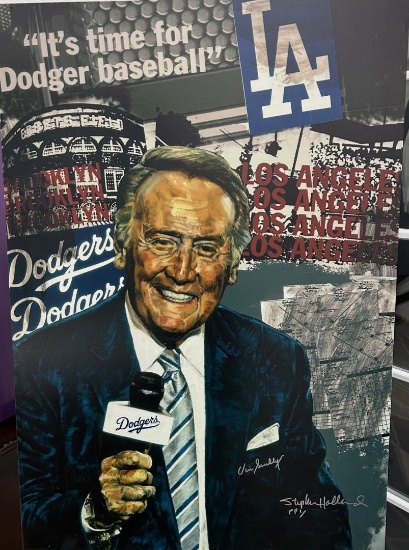 Vin Scully by Stephen Holland