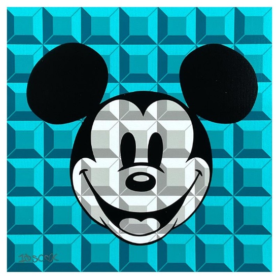 Aqua 8-Bit Mickey by Loveless Tennessee