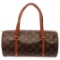 Louis Vuitton Brown Monogram Papillon 30 Shoulder Bag