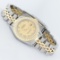 Rolex Ladies 2T Yellow Gold & Stainless Steel Champagne Roman Wristwatch 26MM
