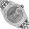 Rolex Ladies Quickset Silver Roman White Gold Bezel With Hidden Clasp Jubilee Ba