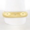 Unisex Classy 14K Yellow Gold 3.5mm Plain Domed Polished Stack Wedding Band Ring