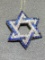 Diamond & Sapphire Star of David Necklace