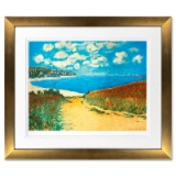 Chemin Dans Les Bles A Pourville by Monet (1840-1926)