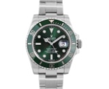Rolex Mens Stainless Steel 40MM Hulk Submariner