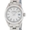 Rolex Ladies Stainless Steel Silver Index Oyster Band Wristwatch 26MM