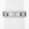 18k White Gold 1.44 ctw Round Brilliant Diamond Open Center Eternity Band Ring