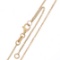 New 14K Rose Gold Emerald Cut Channel Set Blue Topaz Solitaire Pendant & Chain