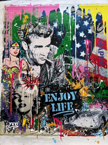 YUVI Enjoy Life ORIGINAL SIGNED