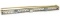 Antique Two Tone 14k Gold Diamond & Synthetic Sapphire Open Filigree Bar Pin