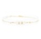 1.60 ctw Opal and Diamond Bracelet - 14KT Yellow Gold