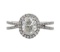 1.30 ctw Diamond Ring - 14K White Gold