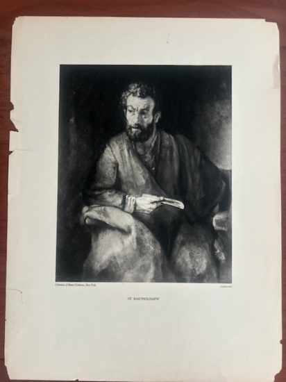 St. Bartholomew by Rembrandt