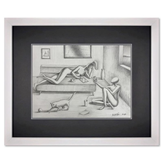 Whiling Away - New York by Kostabi Original