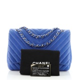 Chanel Classic Single Flap Bag Chevron Lambskin Jumbo