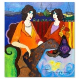 At the Port by Tarkay (1935-2012)