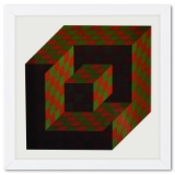 Bidim de la serie Structures Universelles De LHexagone by Vasarely (1908-1997)