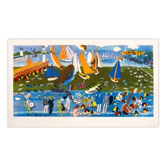 La Visite De Lescadre Anglaise Au Havre by Dufy (1877-1953)