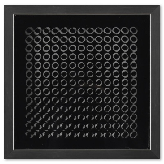 Trois Dimensions Optique de la serie Cinetiques by Vasarely (1908-1997)