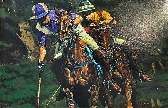 Polo Players by Stephen Holland