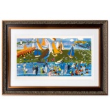 La Visite De Lescadre Anglaise Au Havre by Dufy (1877-1953)