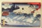 Hiroshige Going to Temple