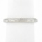 Antique Art Deco Tiffany & Co. Platinum 2.6mm Detailed Engraved Stack Band Ring
