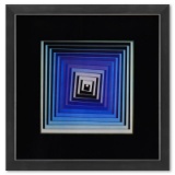 Vonal - Lila de la serie Vonal by Vasarely (1908-1997)