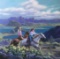 Riders in the High Country by Richard Ho, orig.