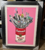 Tomato Pop  (Pink) by Mr. Brainwash