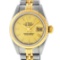 Rolex Ladies 2T Yellow Gold & Stainless Steel Champagne Index Wristwatch 26MM