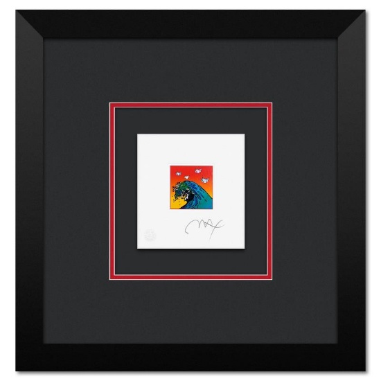 Great Wave with Doves by Peter Max
