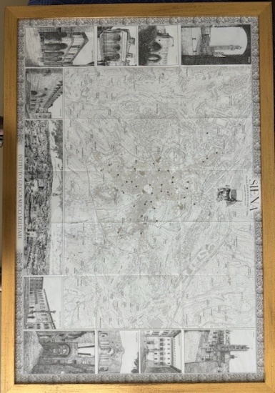 Old World Map of Sienna by unknown