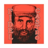 Fidel Castro by Steve Kaufman (1960-2010)