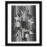 Ilava de la serie Lineaires by Vasarely (1908-1997)